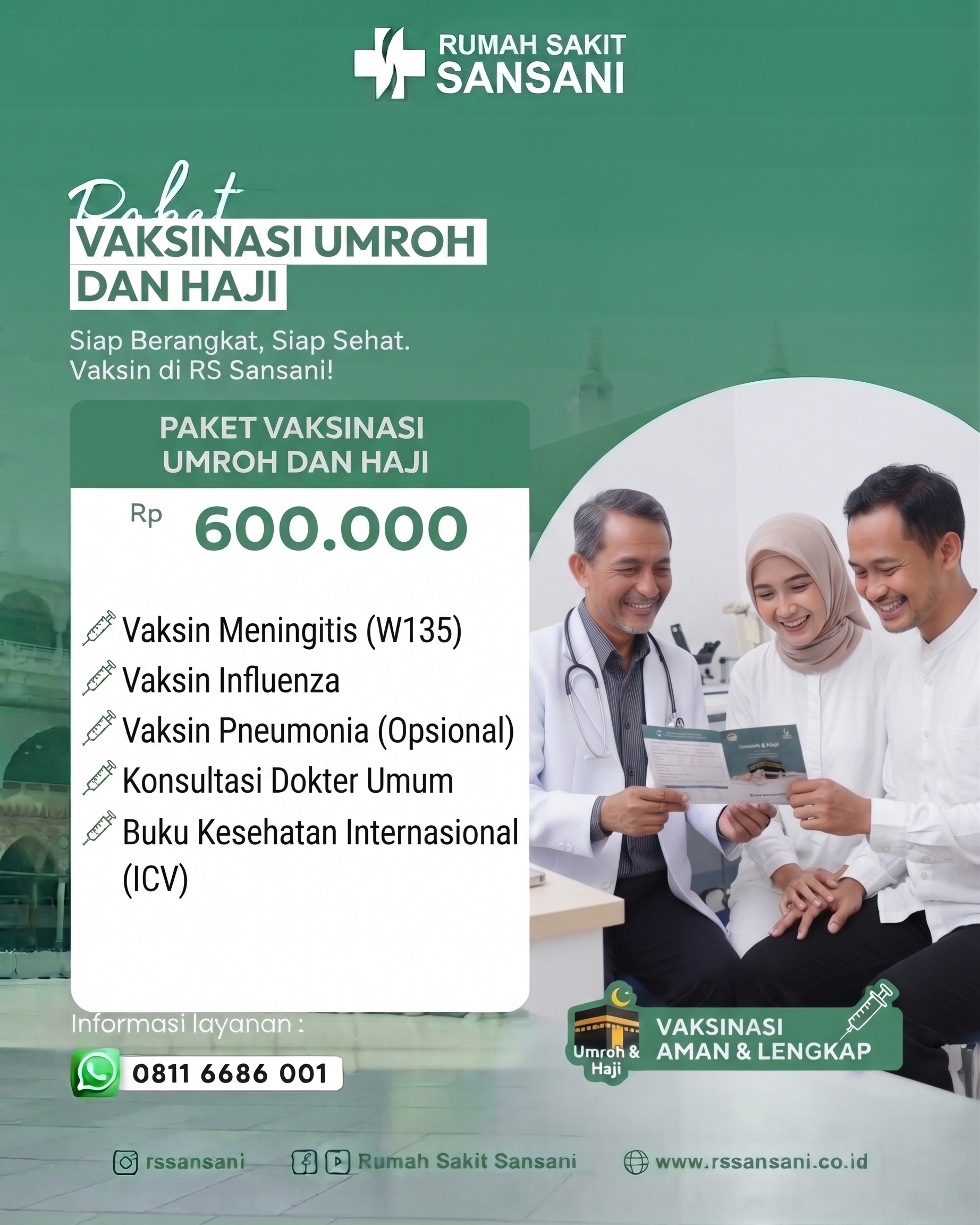 Paket Vaksinasi Umroh dan Haji