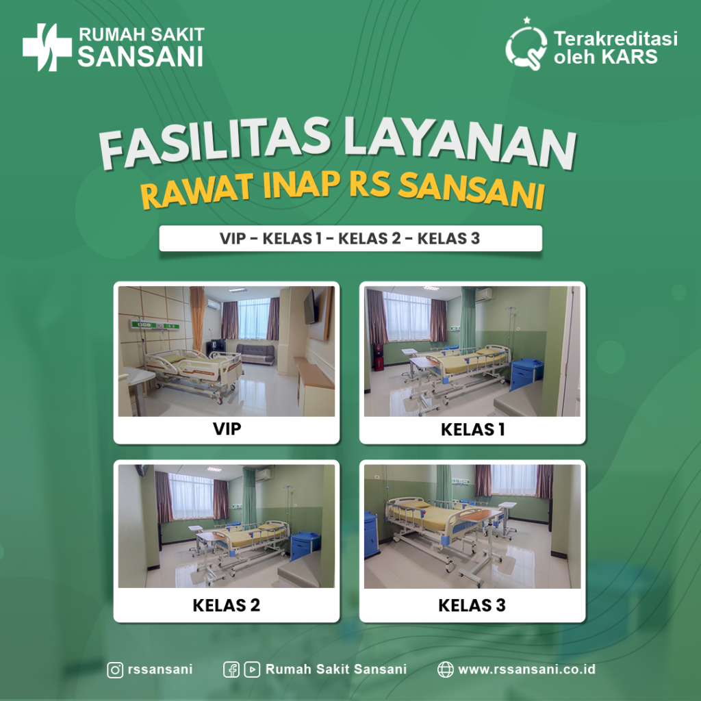 Fasilitas Layanan Rawat Inap RS Sansani Rumah Sakit Sansani